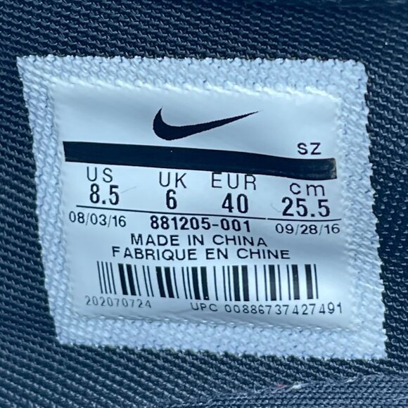 Nike Cortez 72 SL Black Ivory Womens 8.5 Leather Sneakers Shoes 881205-001 - Picture 13 of 13